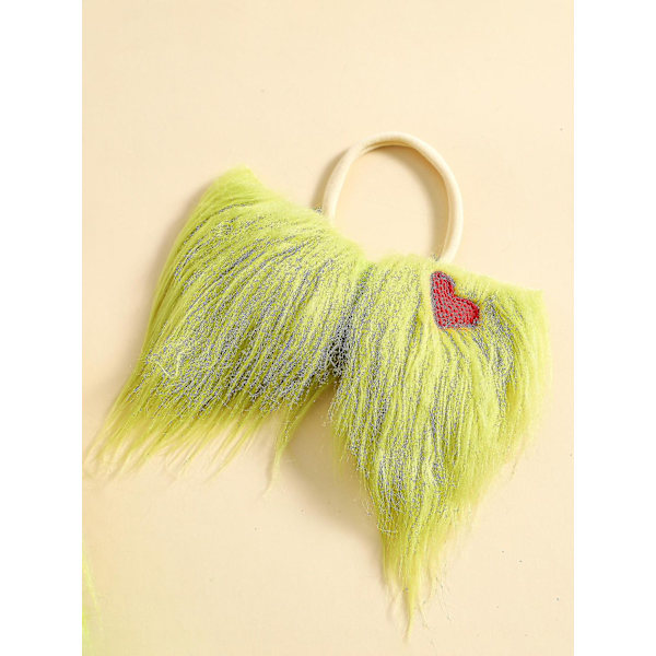 Vauva, joka varasti joulun asun vauvanpojat Tytöt Xmas Vihreä Karvainen Monster Puku Vaatteet Set-WELLNGS Style 5 0-6 Months