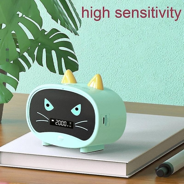 Bluetooth kompatibel högtalare Mini bärbar väckarklocka Söt Cartoon Cat trådlös högtalare för utomhus-WELLNGS