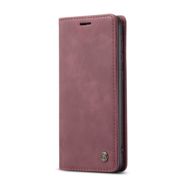 CaseMe Plånboksfodral Burgundy kortplats för Samsung Galaxy S21 FE Burgundy-WELLNGS