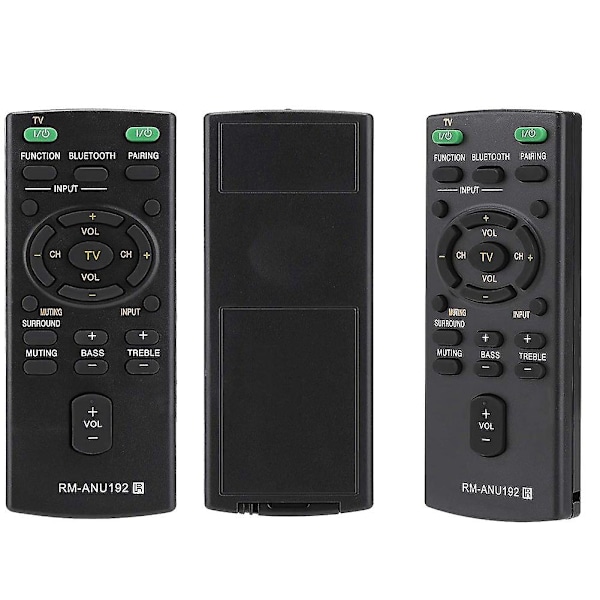 -ANU192 Bluetooth-högtalare Fjärrkontroll för Sound Bar SACT60BT -WCT60 SSWCT60 HT-CT60BT HTCT60BT S-WELLNGS