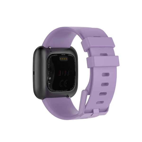 Silikone urrem til Fitbit Versa 2/Versa Lite/Størrelse: L-WELLNGS Purple Other Phone Models