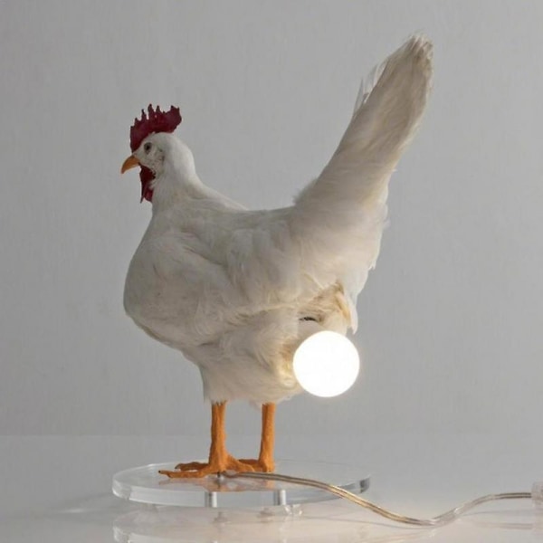 Chicken Egg Lamp Tupp Egg Led Nattljus USB Resin Bordslampa Sovrum Vardagsrum Skrivbord Nordiska prydnader Heminredning null-WELLNGS none