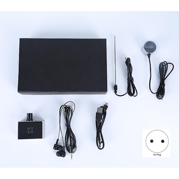 Vattenrörsläckagedetektor Sensor Vattenrörsläckageövervakare Testare Kit med Dubbla Sonden Öronproppar-WELLNGS