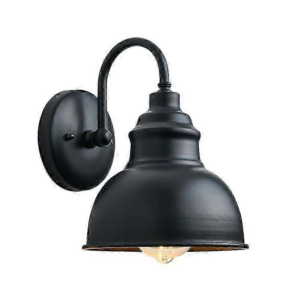 Vintage Vegglampe Svanehals Låve Flat Lys Industriell Vintage Gårdshus Vegglampe Utendørs Wate-WELLNGS