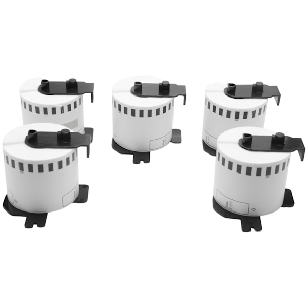 5X Brother -22205 -tulostintarroja 62 mm rulla + kela QL-560 QL-570 - WELLNGS