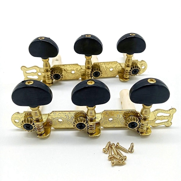 2 stk Klassiske Gitar Tuning Pegs Nøkler Maskinhoder 3L3R Profesjonelle Gitar Tilbehør Gitar Pa-WELLNGS