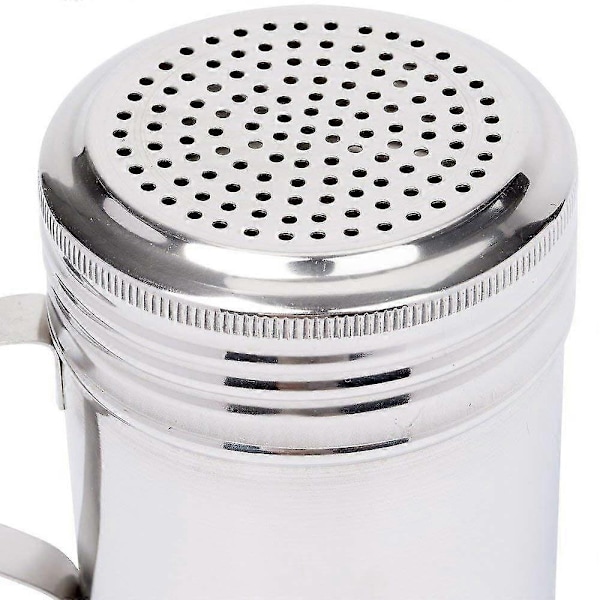 10 oz Rustfrit Stål Krydderi Shaker med Håndtag Kommerciel Kvalitet Krydderi Shaker til Restauranter - WELLNGS