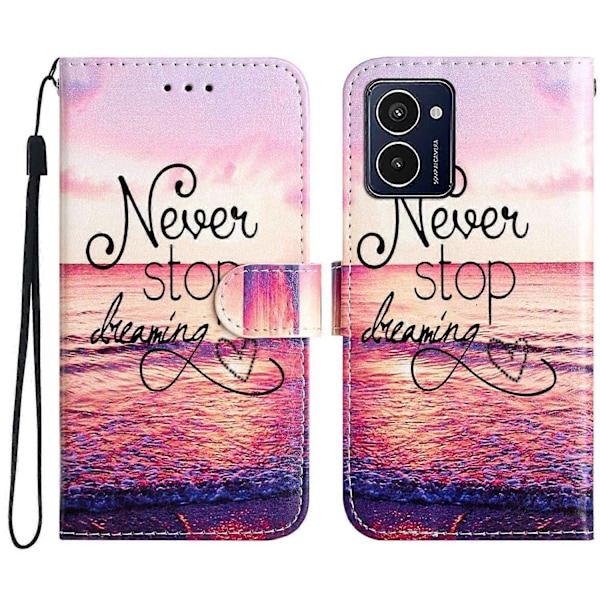 til HMD Pulse Pro Etui Trykt Mønster Design Læder Telefon Cover - WELLNGS Style G