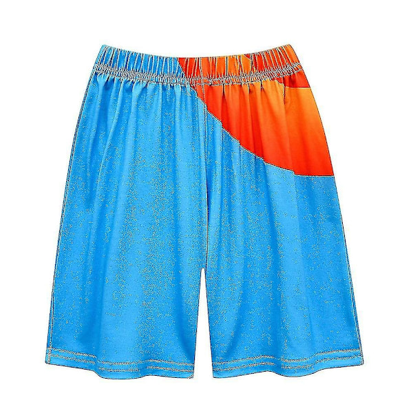 6-14 år Barn Space Jam Jersey Outfits Basketboll Träningsoverall-WELLNGS 9-10 Years