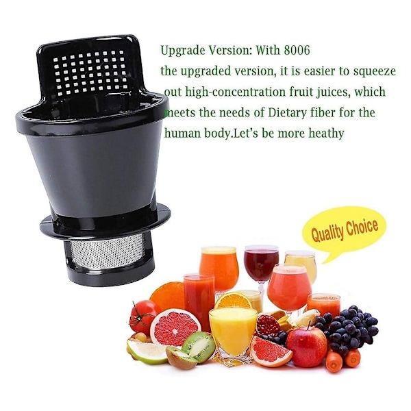 8006 Juicer Reservedeler Kompatibel med Omegae 8006 8005 8004 8003 NC900 Sakte Masticating Juic-WELLNGS