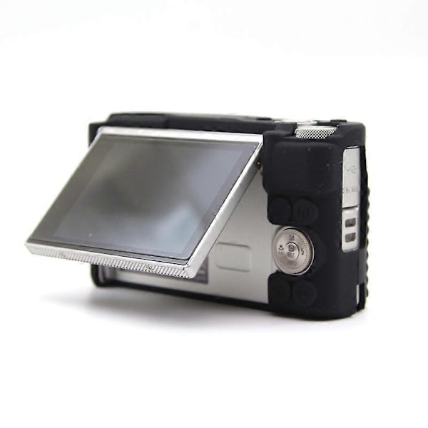 Kompatibel med Canon SX730/SX740 Blød Silikone Beskyttelsesetui - WELLNGS Black