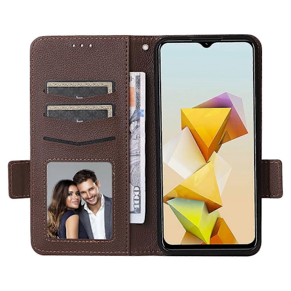 Flipfodral i läder med kortfack för ZTE Blade A73 Pro 5G/A73 5G/Optus X Pro 5G - WELLNGS Style G