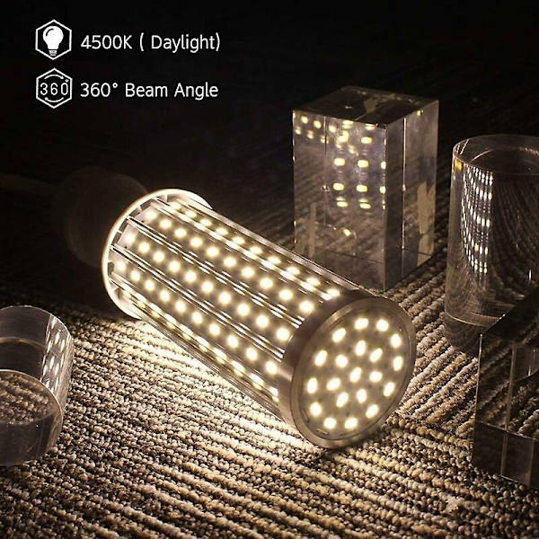 LED-maissilamppu, E27 LED-hehkulankamppu 60W Maissilamppu LED-maissilamppu 4500K 5850LM 550W vastaava LED-lamppu-WELLNGS