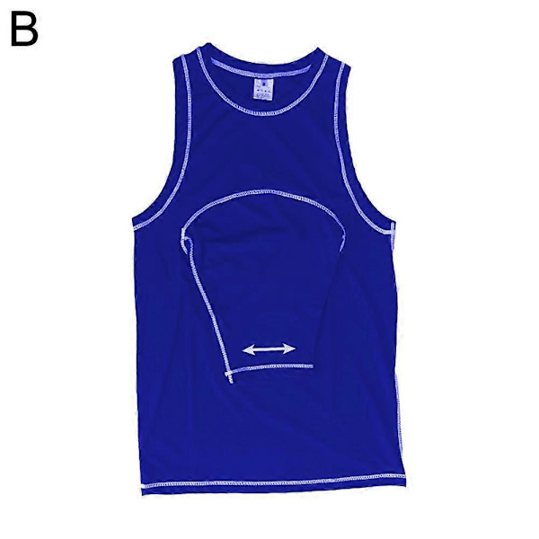 Golf-swingin harjoituspaita liivi ulkoharjoitteluun kokonaisvaltaiseen parantamiseen - WELLNGS Blue M