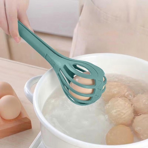 2-i-1 Matklype og Visp 2023 Ny Multifunksjonell Visp Brødklype Håndholdt Plast Brødklype Pasta Multifunksjonelt Kit-WELLNGS Green