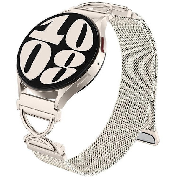 Kompatibel med Huami Amazfit GTS 2e Milanese-reim, elektroplettert magnetisk klokkereim i rustfritt stål med X-formet kobling - WELLNGS MultiColor