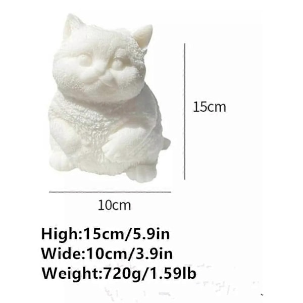 Fed Cat Squishies Legetøj, Stor Cat Squishies Legetøj - WELLNGS D