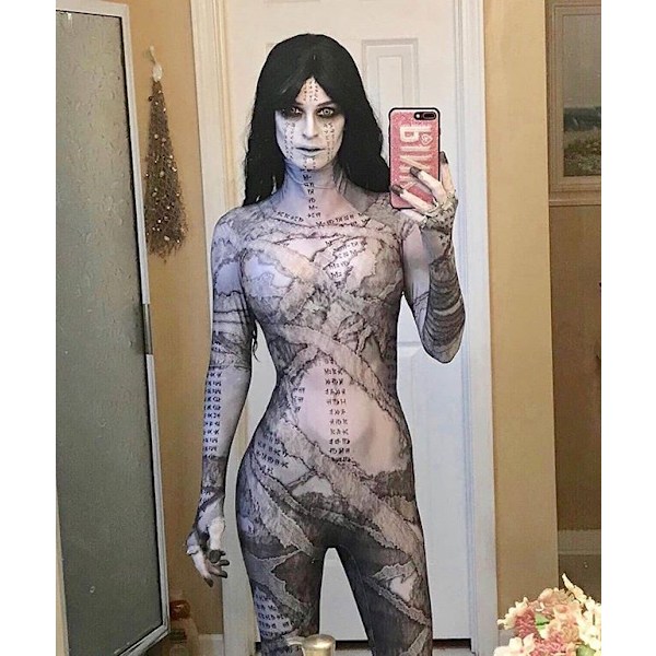 Voksen Børns Mumie 2 Cosplay Kostume Kvinde Anck Su Namun Superhelt Zentai Sæt Halloween Strømpebukser L-WELLNGS L C