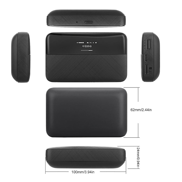 Bærbar Mini Router 150mbps 4g Lte Mifi Router 4g Modem Trådløs Wifi Router 6000mah Lommeruter - WELLNGS
