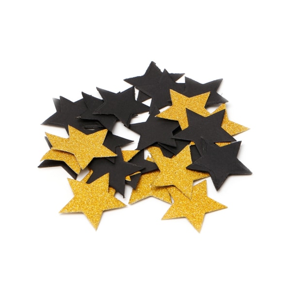 100 stk Glitter fem stjerner papirbord kaste konfetti bryllupsfest dekorasjon-WELLNGS Gold