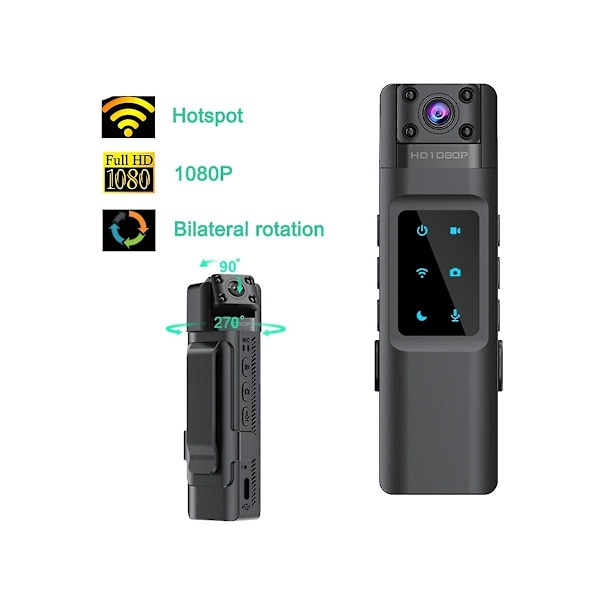 1080p Mini-kamera Liiketunnistus Kannettava Digitaalinen Wifi Videonauhuri Runko Kamera Yökuvaus Re-WELLNGS