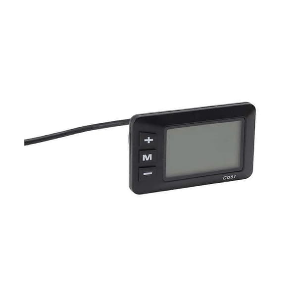 36V 48V Elcykel GD01 LCD Display Panel med Almindeligt Stik E-cykel Display Meter Tilbehør - WELLNGS