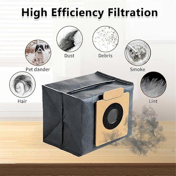 X10 Pro Omni -robotti-imurin varaosat, moppi-liinat, pölynimuripussit, HEPA-suodattimet - WELLNGS
