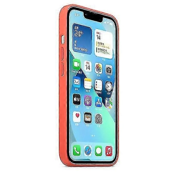 Silikone Cover med Magsafe til Iphone 13 Mini Telefon Cover - WELLNGS Nectarine