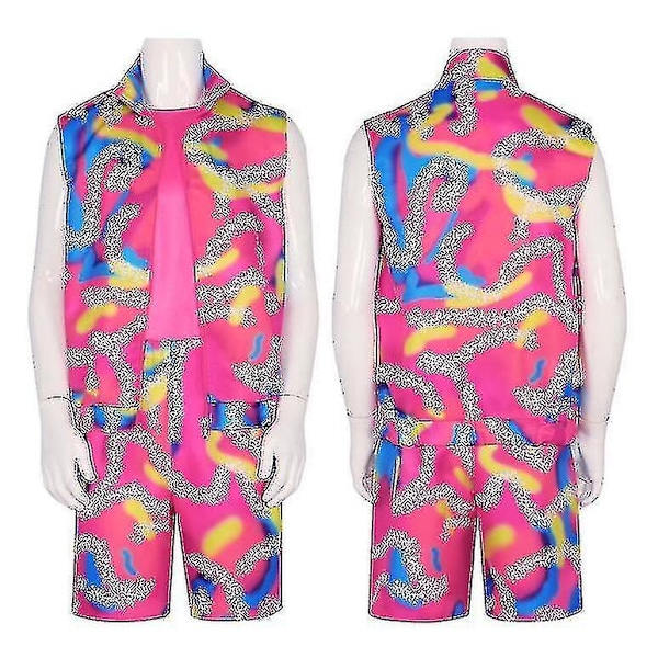 Ken Cosplay-asu urheilu 6 osainen setti miehille - XC-WELLNGS 3XL