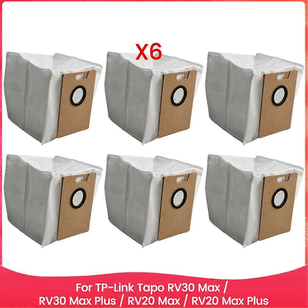 Kompatibel med TP-Link Tapo RV30 Max / RV30 Max Plus / RV20 Max / RV20 Max Plus Robotstøvsugerposer Dele Accesso-WELLNGS