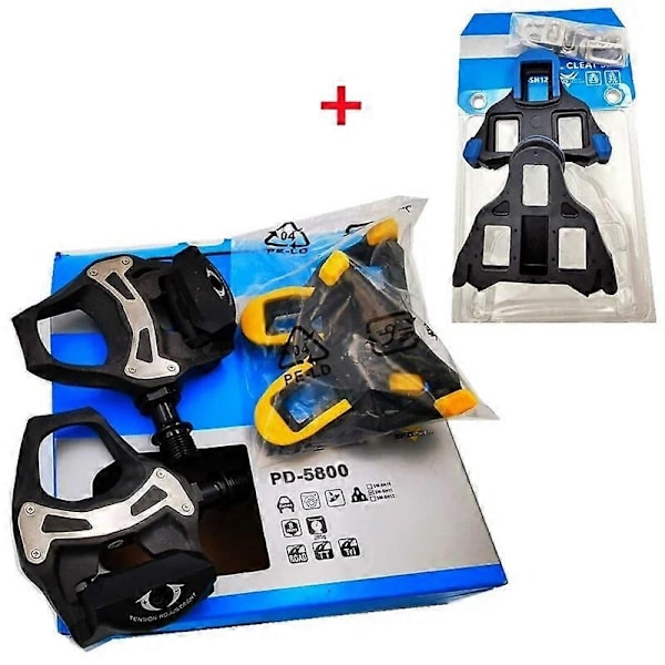 105 PD R7000/PD5800/R540/R550 maantiepyörän polkimet hiilikuidusta lukittavat polkimet SPD-polkimet SM-SH11-lukituslevyillä ultegra pd-r8000-WELLNGS 5800 one more sh12