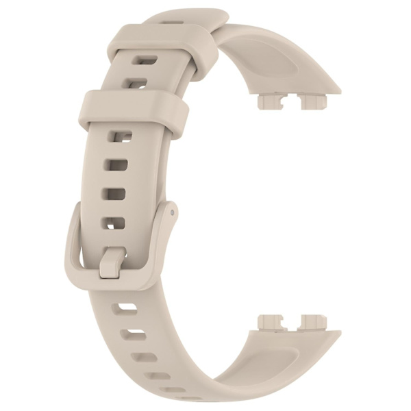 Huawei Band 8 -silikonirannekkeet, vedenpitävä urheiluranneke - norsunluunvalkoinen - WELLNGS White Huawei Band 8