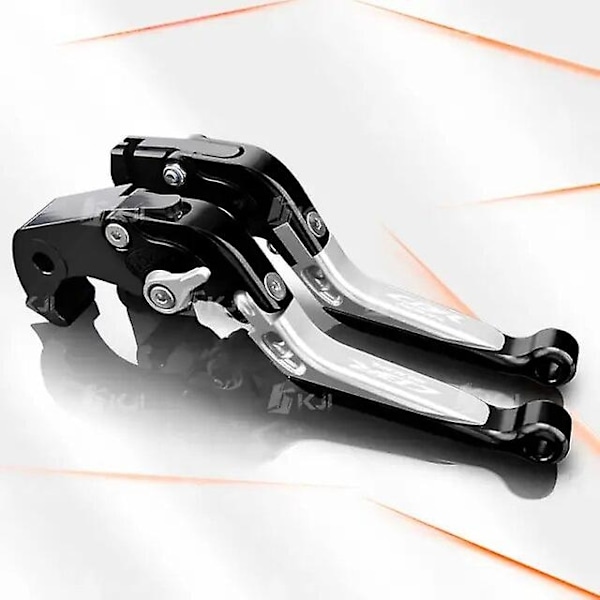 for Honda CBR500R CBR 500R 2013-2021 Clutch Lever Brake Lever Set Justerbar Folding Handle Levers Motorcycle Accessories PartsMotor-WELLNGS Black-Silver