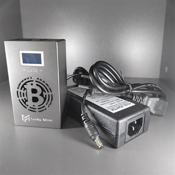 Bitcoin LV06 500G BTC Solo Miner Inkluderar handledning Maskin EU-kontakt-WELLNGS