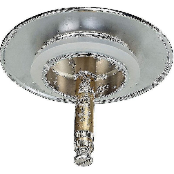 Bette badekarpropp, 70 mm, med dobbel tetning, høydejusterbar, universell badekarpropp, vaskventil, herdet messing forkrommet - WELLNGS