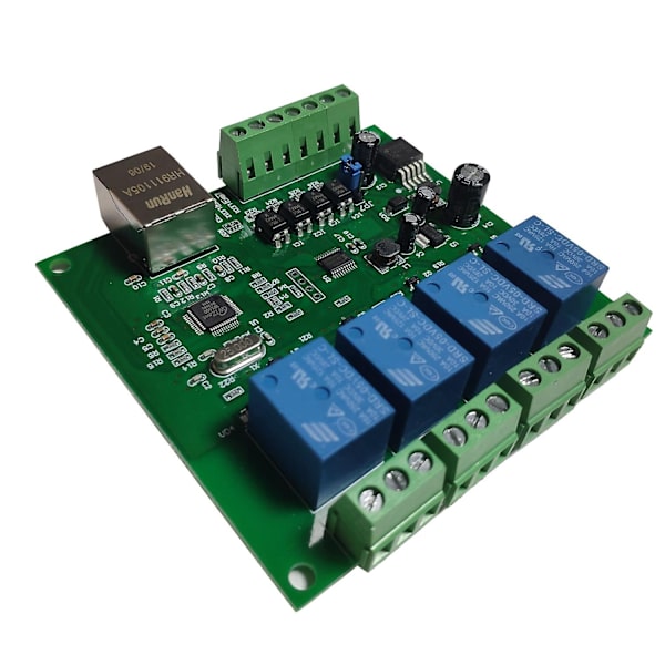 Lan Ethernet Rj45 Tcp/ip Web-kaukosäädinlevy 4-kanavaisella releellä Udp W5500 Verkkokäyttö Contro-WELLNGS