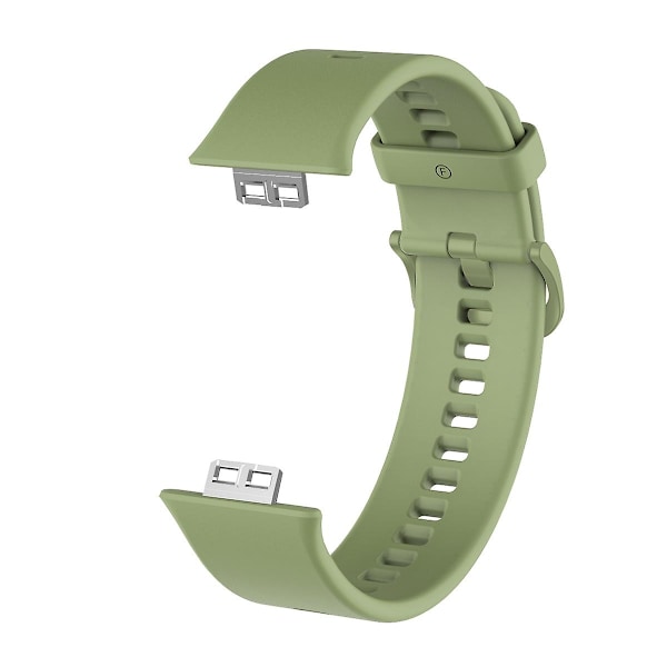 Blød Silikon Urrem til Huawei Watch Fit - WELLNGS Green Huawei Watch Fit