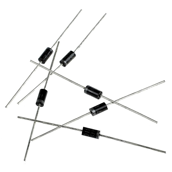 100 stk likeretterdiode 1n4007 In4007 Do-41 1a 1000v-WELLNGS