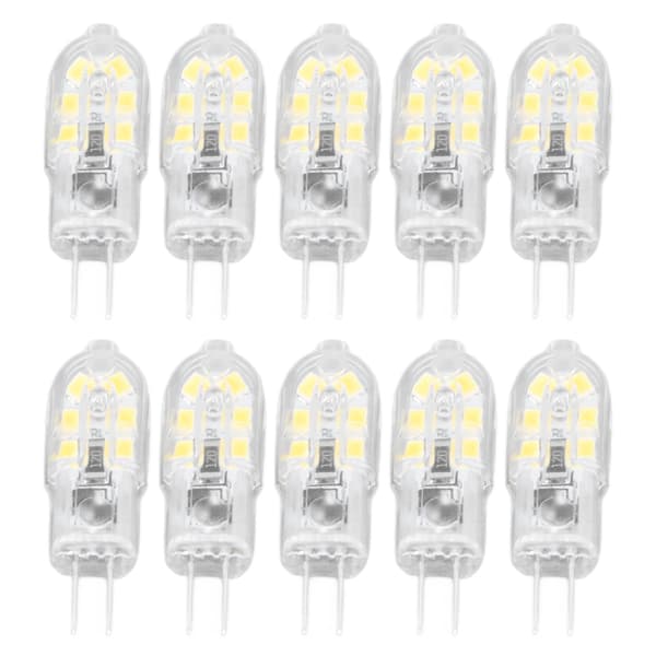 10 G4 LED-pærer, dæmpbare, høj farvegengivelsesindeks
