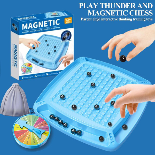 Julegaver til barn Magnetisk sjakkspill, Magnetisk brettspill, Magnetisk brettspill for voksne, Sett