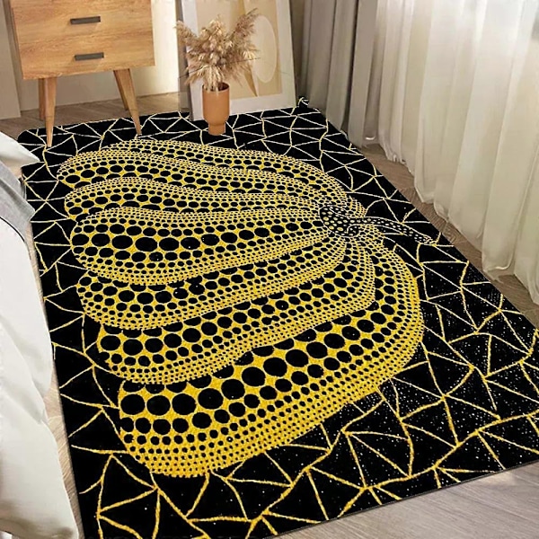 Yayoi Kusama Taide Lattiapäällyste Pohjoismainen Tyyli Koti Ovimatto Kylpyhuone-wc Matot Makuuhuone Hotelli Sisustus Matto-WELLNGS z10 60x90cm