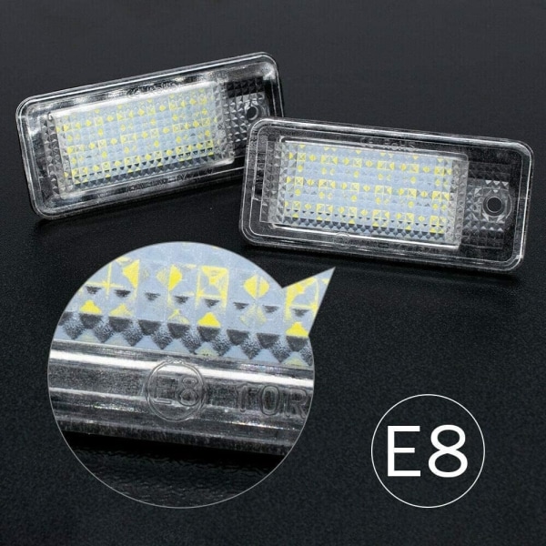 LED-kilpien valot 18 SMD Audi A3/S3/A4/S4/A5/S5/A6/S6/A8/S8/Q7-WELLNGS