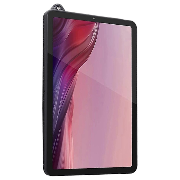 Lenovo Tab P12 Kotelo Käsiremmi Jalusta Nahkainen Tablettisuojus - Musta-WELLNGS Black