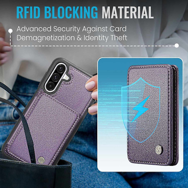 Kompatibel med Samsung Business Magnetisk Läder Telefonfodral - WELLNGS For Samsung Galaxy A56 5G