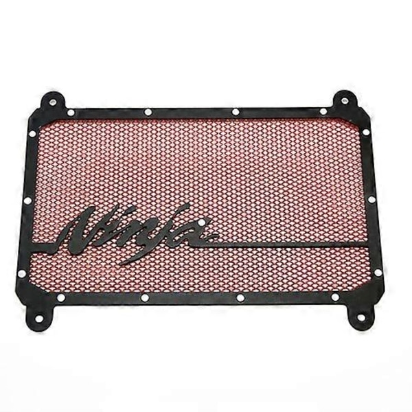 Passar Kawasaki Ninja 500 SE NINJA400 ABS KRT version 2024 EX500 EX400 Motorcykel Radiator Galler Skydd Kylare Skydd - WELLNGS Red
