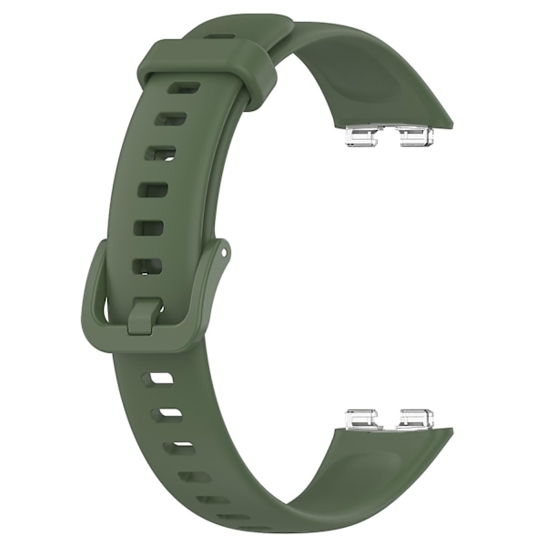 Kompatibel med Huawei Band 8 Silikonerem Vandtæt Blød Urrem - WELLNGS Dark green Type G Huawei Band 8