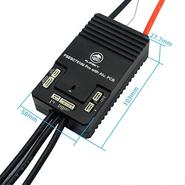 Flipsky 75100 Pro Hastighedsregulator Kompatibel med Elektrisk Skateboard / Scooter-WELLNGS