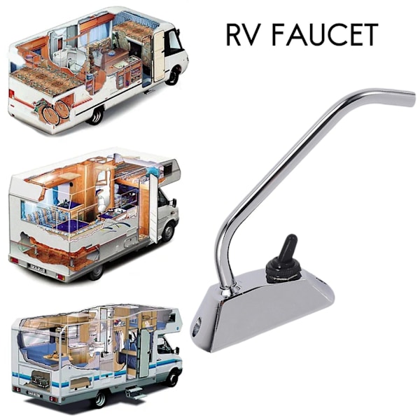 Rv Marine Kök Vattenkran 12v 360 Grader Kran Vattenkran För Rv Tillbehör-WELLNGS