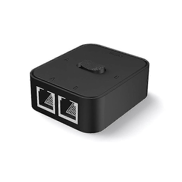 Gigabit Netværksswitch RJ45 Switch Netværksdeler Kabelforlænger Vælgere Gratis Strømforsyning 2 Vejs-WELLNGS