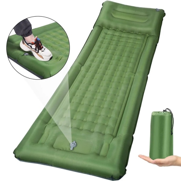 Nukkumapatja camping puhallettava 12 cm paksu ilmapatja-WELLNGS